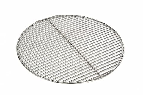 Grillrost Ø 30 cm aus Edelstahl rostfrei und elektropoliert 4mm für Grill rund, Kugelgrill, Feuerschalen Grillschalen Rundgrill