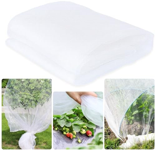 LYLIDIA Filet Anti Insecte Potager 3x4M Filets pour Jardin 60 Mesh Filet de Protaction Jardin en Maille Fine Anti-Insecte Filet Anti Oiseaux pour la Protection des Plantes Fleurs Légumes Fruits