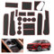 GAFAT Kompatibel mit Neu Skoda Kodiaq ii 2024 2025 2026 Antirutschmatten, 2024 Kodiaq 2 RS/Sportline Gummimatten rutschfest Non-Slip Kodiaq 2025 für Mittelkonsole, Becherhalter,Türnaht (Rot)