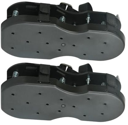 Wuyooprt Zapatos del aireador de césped, aireador de hierba, Airator de suelo con fondo con púas, Sandalias pre-ensambladas con correa ajustable, herramienta de aire de aire de servicio pesado para