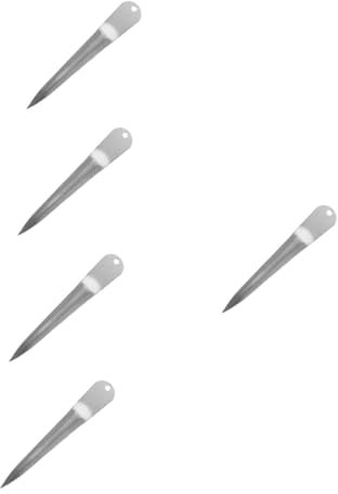 SHINEOFI 5 Stück Hebelwerkzeuge Weiden klein Rattanstock Weberei Körbe korbflechten Material Flugzeug basteln Klettband Wicker Repair Kit Brecheisen-Werkzeug zum Trimmen Rostfreier Stahl