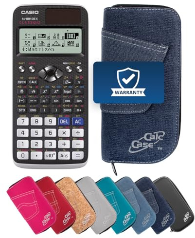 Casio FX-991DE X Schulrechner mit Schutztasche, Wissenschaftlicher Taschenrechner – ideal für Schule, Studium & Prüfung - Basic Set
