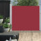 Festnight Ausziehbare Seitenmarkise Sonnenschutz Sichtschutz Windschutz 100x300 cm Rot