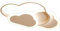 minifair Creative Cloud Shape Deckenleuchte mit Fernbedienung dimmbar, Acryl Deckenleuchte Unterputz für Wohnzimmer Schlafzimmer Flur und Kinderzimmer,42 * 23cm 25W,Weiß