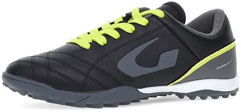 GEMS TFM01-1016 Scarpa TORNEO X Unisex, Nero/Antracite/Giallo EU 42
