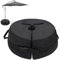 PATIO PLUS Base de sombrilla de jardín con peso de hasta 55 kg, resistente 900D, para patio, voladizo o mástil de bandera con gran apertura, resistente al desgaste, arena no incluida