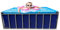 Frame Pool/Schwimmbecken Pools 120 cm 130 cm Tiefes Rechteckiges Schwimmbecken Mit Metallrahmen, 1 1,5 2 2,5 3 4 M Lange Oberirdische Schwimmbecken Für Kinder Von 5 Bis 10 Jahren, Planschbecken Für D