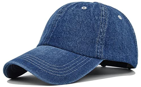 Casquette Homme D’éTé Mode En Jean Ajustable Casquette De Baseball De Protection Solaire Unisexe Casquette De RandonnéE Respirant Confortable ExtéRieur DéContractéE Sport