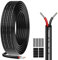 Câble électrique 20AWG 2 x 0,52mm² UL2464-5 mètres -Câble 2 conducteurs en cuivre étamé -300V- Idéal pour éclairage LED automobile,éclairage domestique et appareils extérieurs