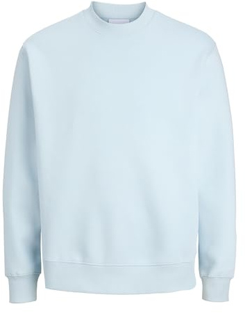 JACK & JONES Jjeurban Edge Sweat à col Rond Noos, Bleu céleste, M