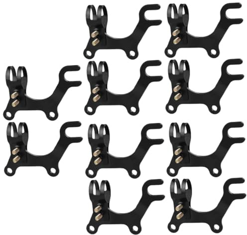 Toyvian 10pcs Bike Brake Kit Carbon Steel Brake Rack Conversion Adapter for Bicycles Rotor Compatible
