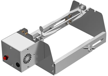 Nimomo Cestello Rotolabile per Barbecue, Rotante Sistema spiedino, Kebab Multigrill, Porta di Ricarica Automatica per Barbecue