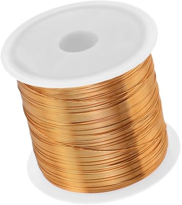 YBEATY 100m 26 Gauge Solid Bare Copper Wire for electroculture Gardening Bonsai Jewelry Making Beading Garden Plants Ground Wires DIY Craft (0.015)