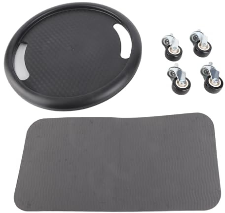 Plaque de rouleau de fitness professionnelle, disque de roue d'exercice abdominal, équipement d'entraînement complet antidérapant pour tout le corps, pour l'entraînement de