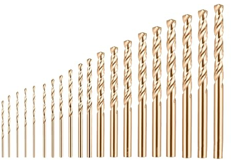 20 piezas Brocas Helicoidales,Micro Brocas HSS Taladro 1,1mm a 2,0mm e 2,1mm a 3,0mm Micro Brocas para Plástico de madera y aluminio Punzonado Grabado