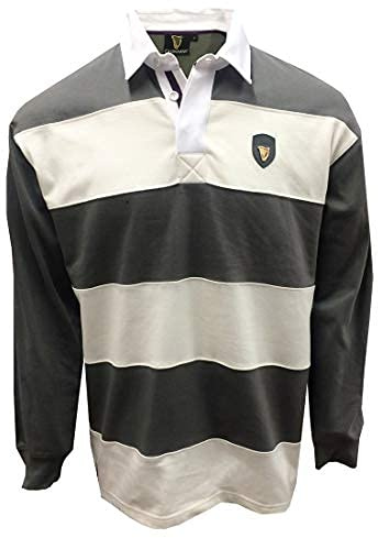 Guinness - Maglietta da rugby in peltro, taglia L/S, colore: Panna