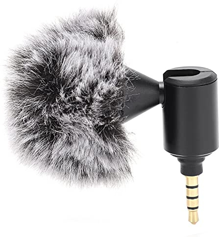 Lavalier Microphone, Mini Microphone, 3.5mm Mini Plug Play Lavalier Microphone, Cardioid Directional Microphone for Mobile Phones / Cameras / Motion Cameras with 3.5mm Jack