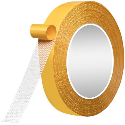 Husalsea Double-Sided Carpet Tape 10 m x 15 mm, Heavy-Duty Cloth Tape for Wedding & Event Floors, Removable & Residue-Free