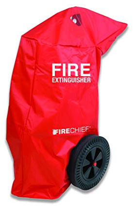 Firechief RPV8 - Funda para extintor (50 kg), color rojo