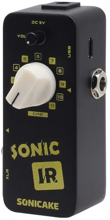 SONICAKE Pedal de efectos de bajo de guitarra Sonic IR Speaker Cabinet Simulator Impulse Response Loader