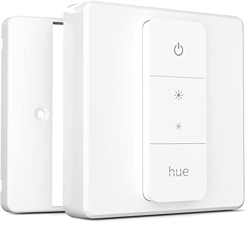 IYOKI® Classic Switch Cover for Philips Hue Dimmer V2, Compatible with Hue Switch Cover, Remote Light Switch Plate Adapter, 1-Gang (2-Pack)