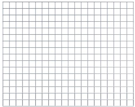 Grille gabion 5 x 5 cm - Maillage 100 x 80 cm