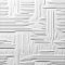 Pannello Polistirolo Decorativo per Soffitto e Parete effetto 3D Isolante Termico spessore 1cm dimensioni 50x50cm, Confezione da 10mq (40 pannelli) (Lille)