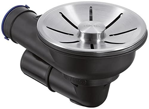 Blanco 3,5 Ablaufgarnitur manuell InFino gebürstet, grau