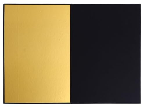 Hoement Riflettore di Luce Pieghevole in Cartone A3 Nero Bianco Oro Pannello Riflettente per Fotografia Still Life Illuminazione Supplementare per Gioielli e Cosmetici Resistente e