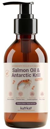 Aceite de Salmón y Krill con Omega 3 para Perros y Gatos de 250 ml