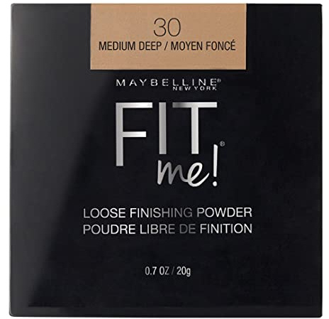 Maybelline Fit Me Loose Setting Powder, Face Powder and Finishing Makeup, Medium Deep, 1 Count