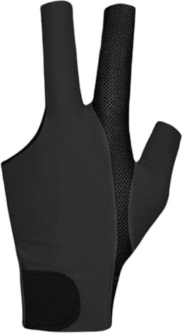 Xvilmaun Professioneller Billard-Handschuh, Billard Handschuh, Atmungsaktive 3-Finger-Handschuhe, rutschfest, Elastischer SnookerQueue Handschuhe, Für Frauen Männer Billard Schützen Sport Zubehör