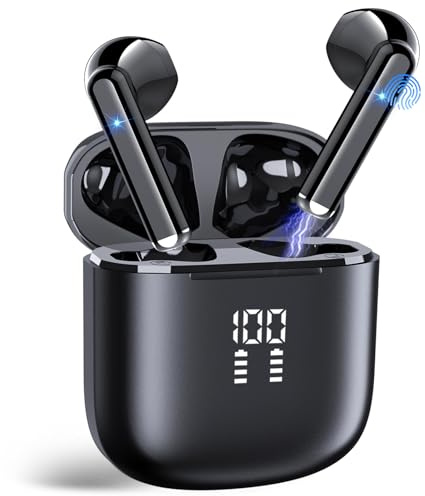 Ecouteur Traducteur Instantané, Bluetooth 5.4 Ecouteurs sans Fil AI Traduction Vocale Instantanée, 164 Langues et 7 Modes de Traduction, ENC Réduction Antibruit Mic Casque pour Voyage/Affaires/Études
