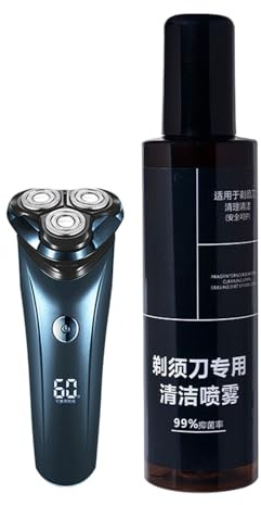 Electric Shaver Cleaner, Electric Shaver Cleaning Solution, 200 ml Cleaning Solution for Home Salon, Men, Hairdresser, Care, Hygiene, Maintenance