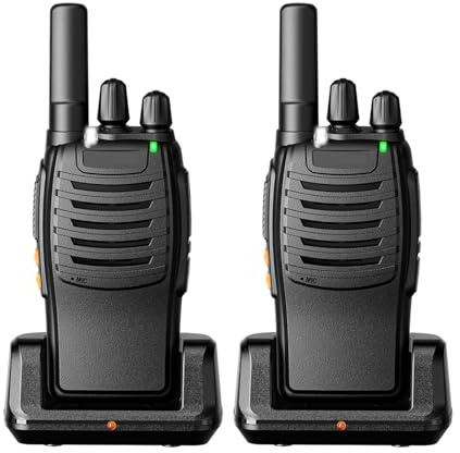 2 St Walkie-talkies Långdistans Radioapparater Walkie-talkie Professionell Kompakt Bärbar Tvåvägsradio Typ-C Klar RöStöVerföRing(Package F)