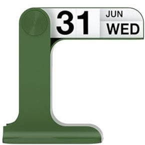 Calendario Perpetuo Calendario Da Scrivania 2025-2026 Per Ufficio E Casa Accessori Da Scrivania Visualizzazione Mensile Settimanale E Quotidiana (Verde)