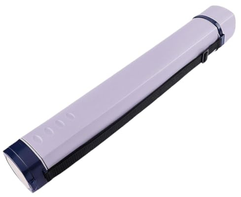 Affischrör 36 tum | Utdragbar affisch förvaring flugspö tub med rem | förvaring, bärbara rör för , dokument, fotouttryck, konstnärer, illustratörer, lavendel, Refer to description, Unisex