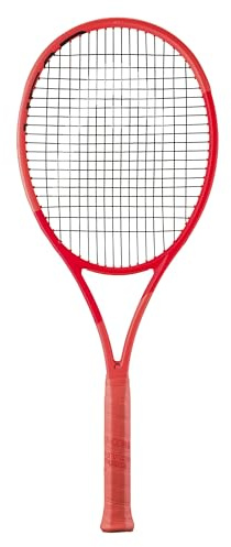 HEAD Radical MP Tennis Racquet - Strung Mid Tension with Velocity 16 Gauge - 4 1/4
