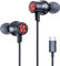 SUMWE USB C Headphones Hi-Fi Immersive Bass Sound Metal Earphones in-Ear Noise Cancelling Type C Earbuds w/Mic for Samsung Galaxy S21/S20/Note10, Google Pixel 5/4/3/2, HUAWEI Mate 40/P30, iPad Pro