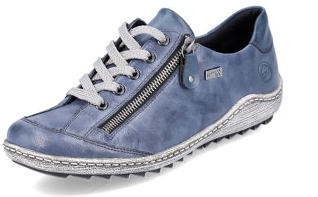Remonte Damen Low-Top Sneaker R1402, Frauen Halbschuhe,lose Einlage,wasserabweisend,remonteTEX,Sportschuhe,Freizeitschuhe,Turnschuhe,blau (15),40 EU