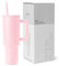 Simple Modern Tumbler 40 oz with Handle and Straw | Insulated Stainless Steel Water Bottle Iced Coffee Cup Travel Mug | Gifts for Women & Men | Trek | 1180ml | Blush