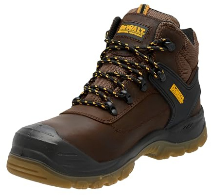 DEWALT Men's North Dakota, Steel Safety Toe Work Boot, Brown, UK9 (EU43)