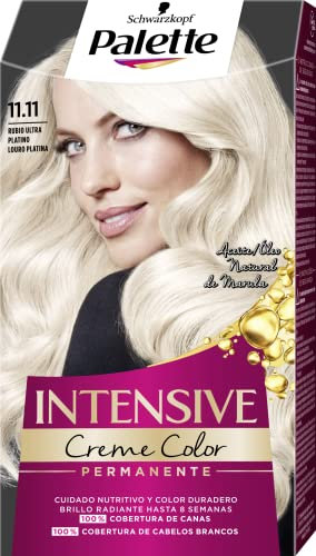 Tinte Permanente Schwarzkopf Intensive Rubio Platino Nº 11.11 (1 unidad)
