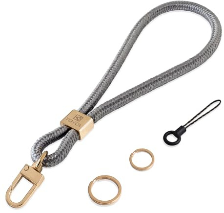 YOYOL Schlüsselkette, Schlüsselband für das Handgelenk, Schlüsselanhänger, Schlüsselring, cooler Schlüsselanhänger für Frauen & Männer