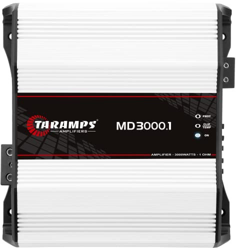 Taramp's MD 3000.1 1 Ohm 3000 Watts Clase D Amplificador mono de gama completa