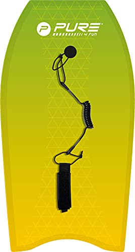 Pure4Fun Bodyboard aus Verbundmaterial, Unisex, Gelb, 94 cm
