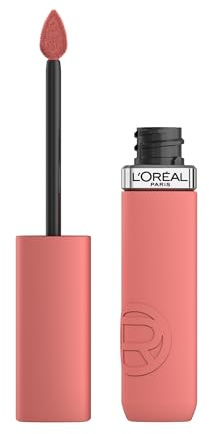 L'Oréal Paris Rossetto Liquido, Colore Intenso, Formula Matte a Lunga Durata, Con Acido Ialuronico, Resistente alle Sbavature, No transfer, Tonalità: 210 Tropical Vacay