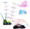 SYJHHWGS Fluoreszenz-Korallen, Gras, Aquarien, Zubehör, Landschaftsdekoration für sichere Aquarien, umweltfreundlich, lebensecht wie Wasserpflanzen, 4 Stück