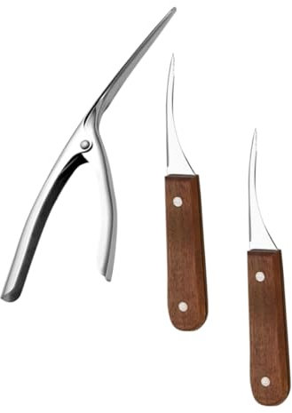 IMIKEYA 1 Ensemble Outils de Décorticage de Crevettes Acier Inoxydable de Outils de Éplucheur Acier pour Éplucher Facilement Crevettes