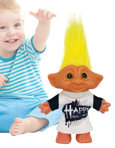 Troll Spielzeug Für Kinder | Weihnachts-Miniatur Lustige Spielzeugfiguren - Retro Schreibtischdekoration, Sammelfiguren, Lustige Deko Für Erwachsene Kinderzimmer Wohnzimmer